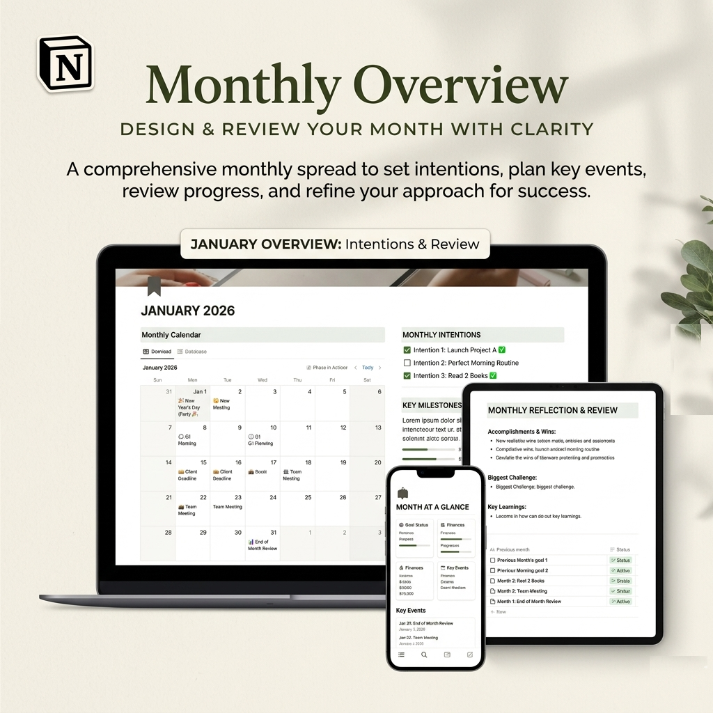 2026 Advanced Notion Template